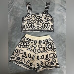 Rebellion Beige Crochet Garment